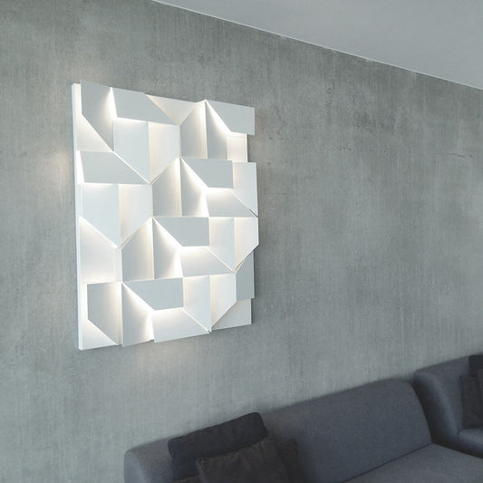 Creative Nordic Art Wall Lamp Living Room Background Decorative LED Wall Light for Modern Home Interior Design