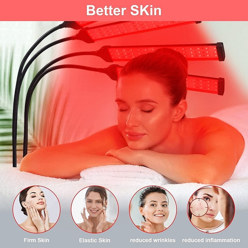 Red Light Therapy Lamp Infrared Photon Heating Physiotherapy Beauty Device for Body Pain Relief