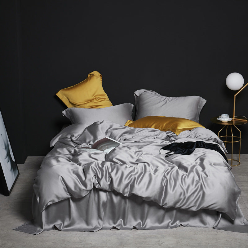 Silk Duvet Cover – Luxury Soft Breathable Bedding for Bedroom Comfort