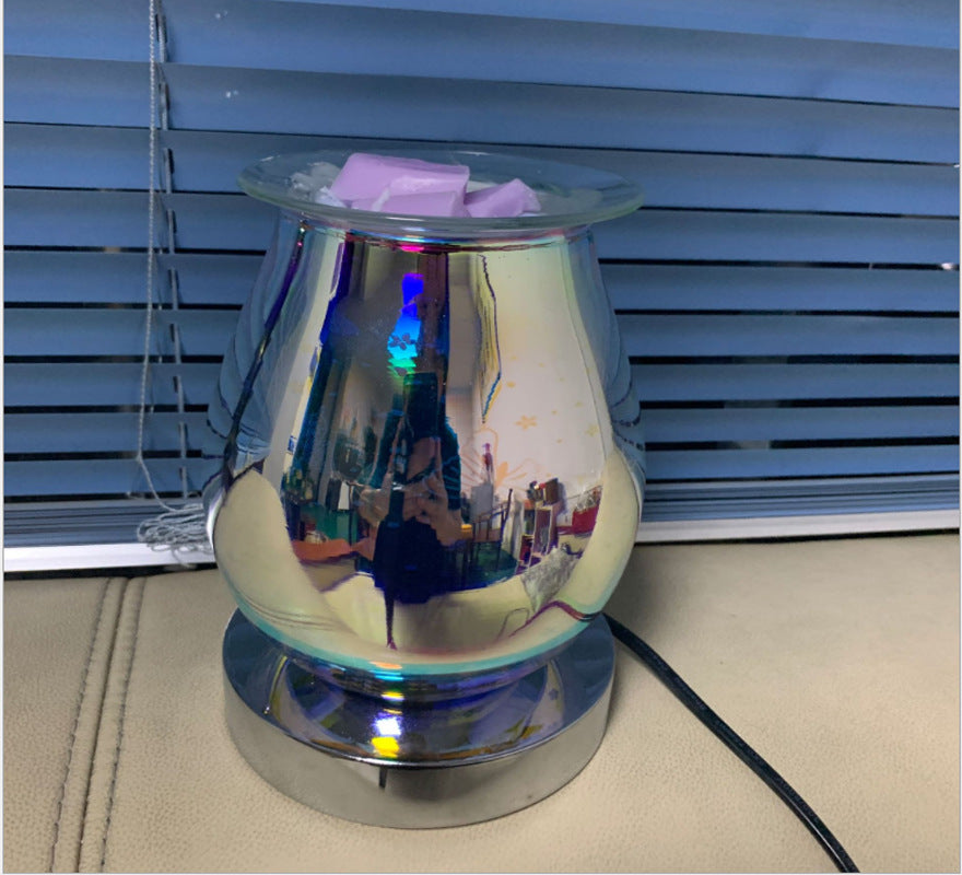 LED Holiday Decoration Lights Xmas Touch Sensor Aromatherapy Lamp Aroma Diffuser with Luminous Firework Effect for Home Decor