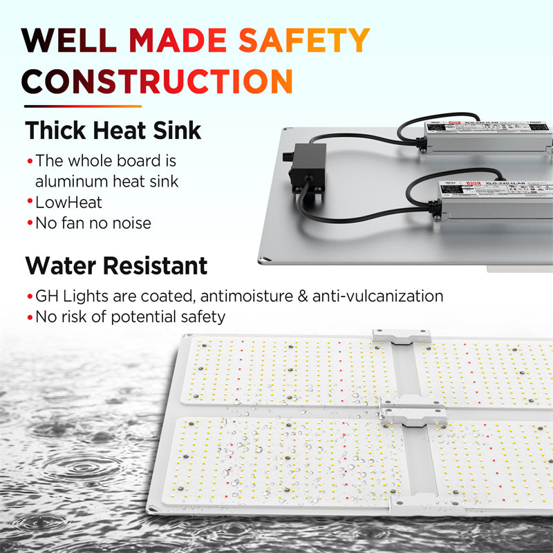 ETL Certified Mingwei Power Supply LM301B Quantum Edition LED Grow Lamp High Efficiency Plant Light