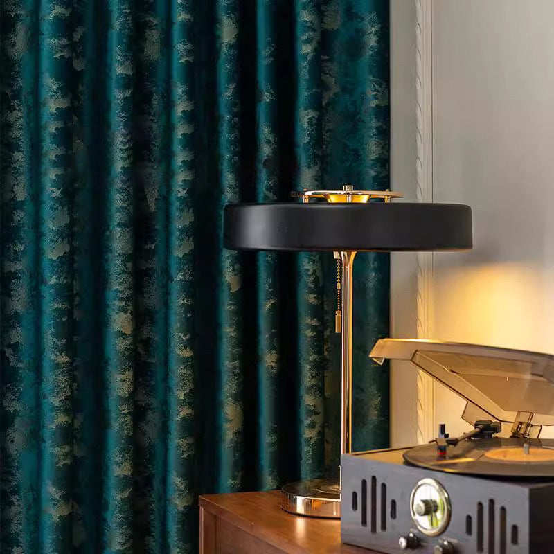 High-End European Style Velvet Curtains Modern Minimalist Thick Living Room Luxury Window Drapes