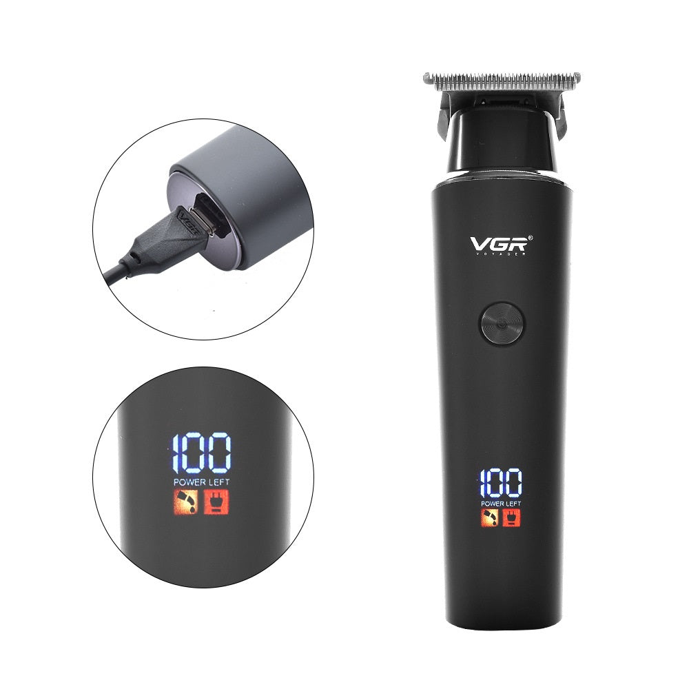 VGR937 Electric Hair Clipper – LCD Display Rechargeable Professional Beard & Hair Trimmer