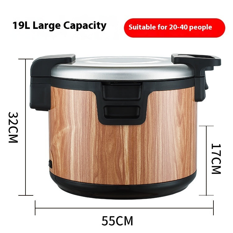 Commercial Insulated Heating Bucket – Thermostat Control Hot Water Container with Timer Function