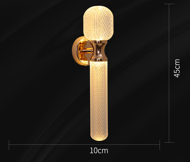 Nordic Minimalist Wall Lamp Light Luxury Living Room Bedroom Stairwell Background Wall Sconce