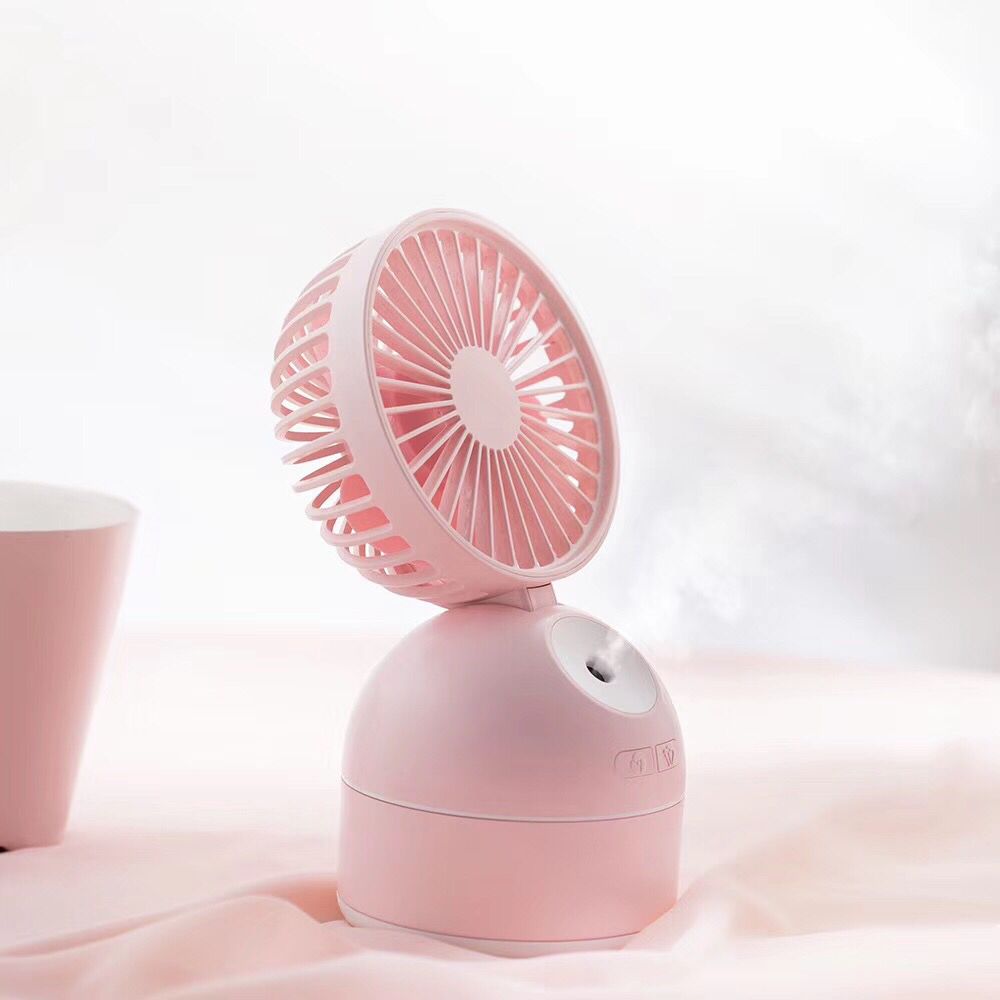 Fan Humidifier Portable Air Cooling Fan with Mist Spray Ultrasonic Humidifier for Home and Office Use