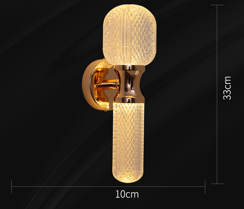 Nordic Minimalist Wall Lamp Light Luxury Living Room Bedroom Stairwell Background Wall Sconce