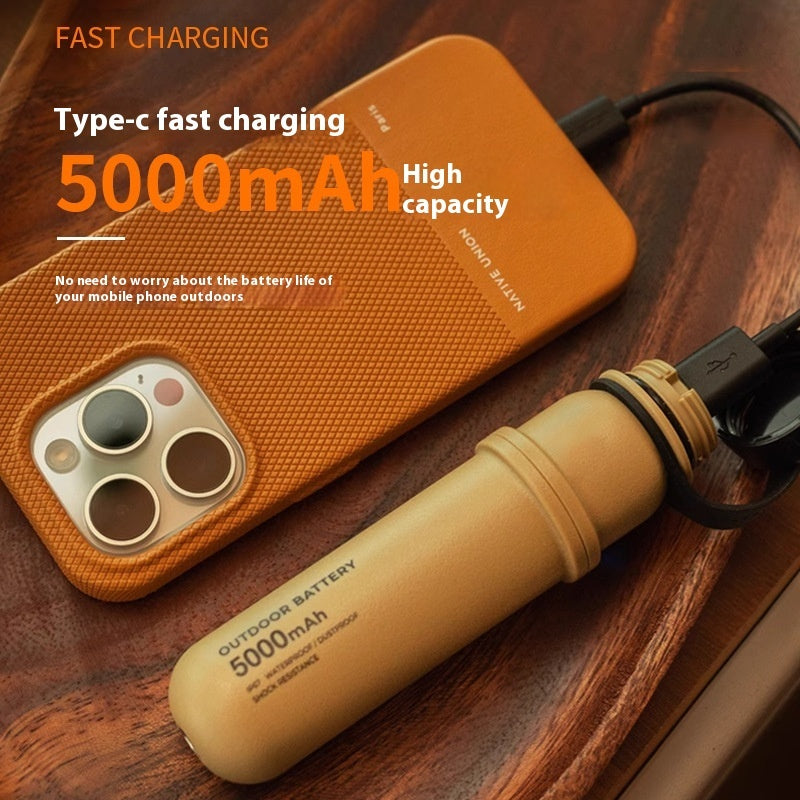 Outdoor Camping Atmosphere Lamp – Rechargeable LED Light for Wild Camping & Adventure