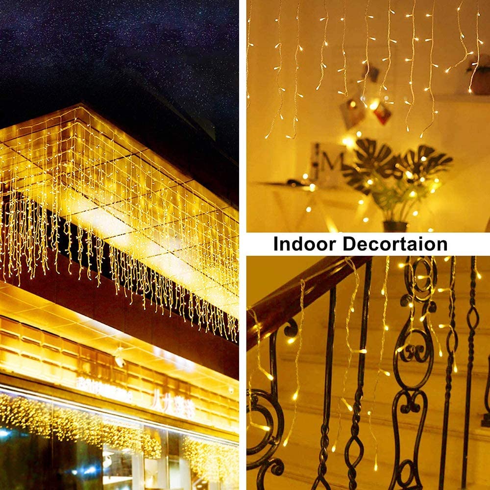 Remote Control Christmas Holiday String Lights LED Fairy Lights Decorative Festive Lighting for Home Tree and Party Decor