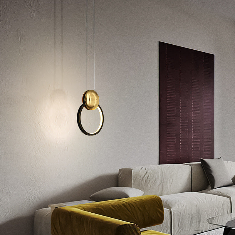 Moon Shadow Bedside Chandelier for Bedroom Living Room Study Decorative Ambient Light