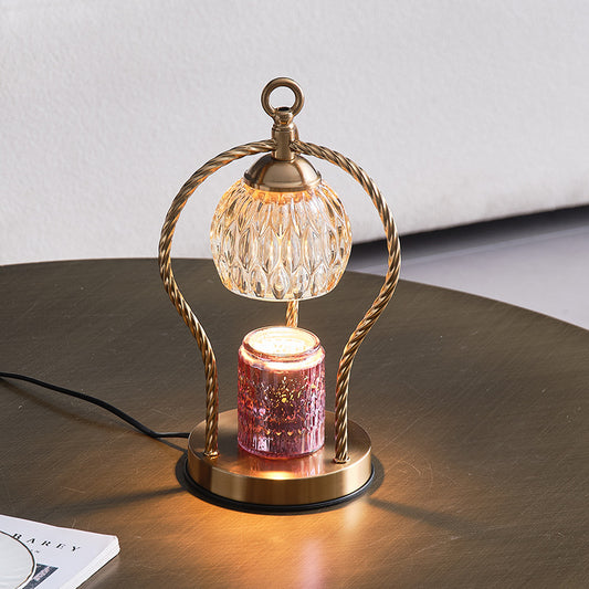 Timed Dimmable Wax Melting Lamp Decorative Table Lamp for Home Fragrance and Ambient Lighting