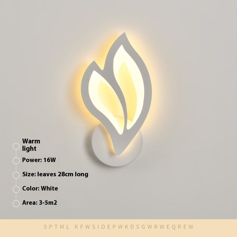 Modern Minimalist Iron Craft Wall Lamp Bedside Staircase Decorative Wall Sconce Light