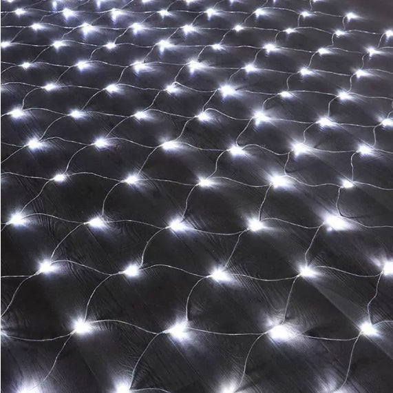 Christmas LED String Lights Outdoor Waterproof Fishnet Fairy Lights Star Pattern Holiday Wedding Decorative Lighting