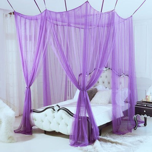 Household Mosquito Net Single Double Bed Free Installation Encrypted Mesh Dormitory Bed Net Dark Green