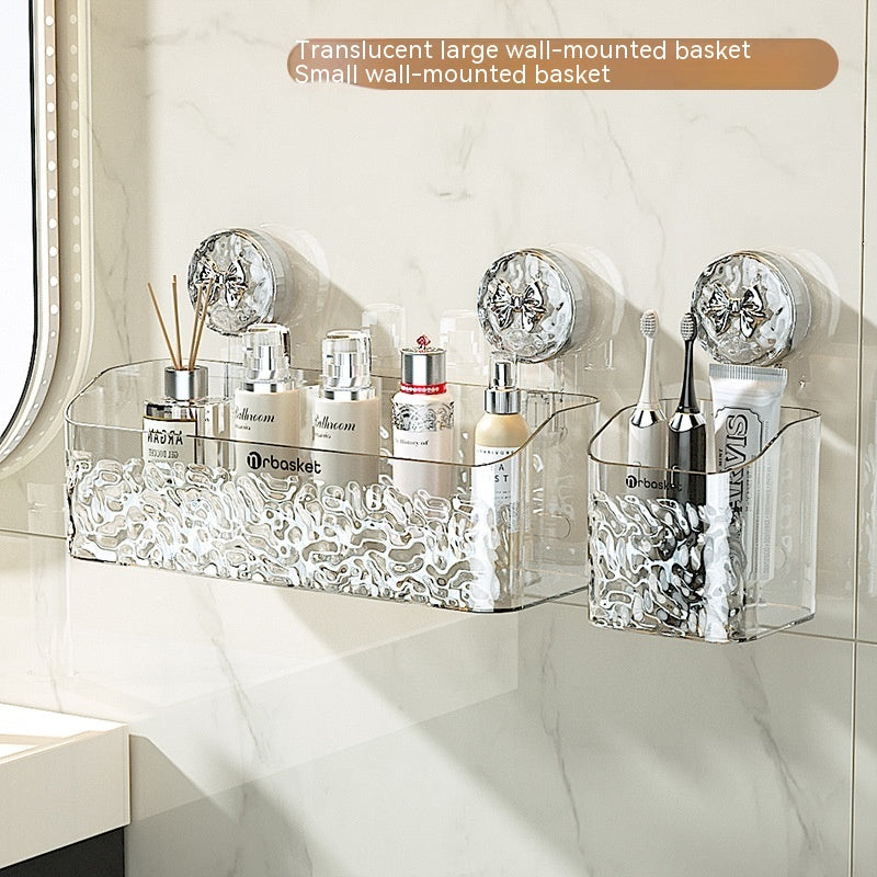 Wall-Mounted Bathroom Storage Box – Tissue, Shaver & Cloth Organizer Rack for Bathroom