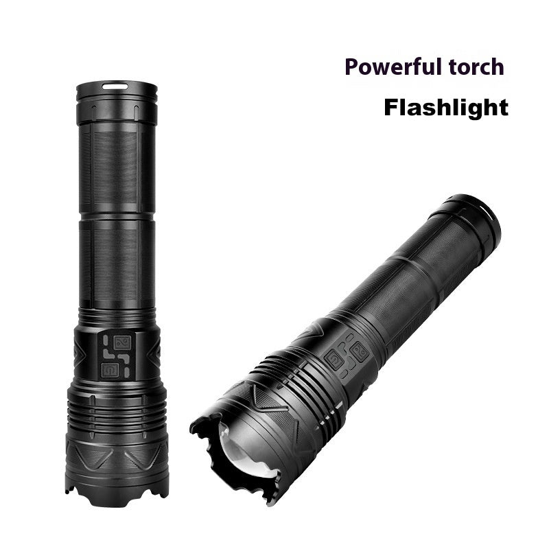 Multifunctional Zoom Flashlight – High Power Outdoor LED Torch Light