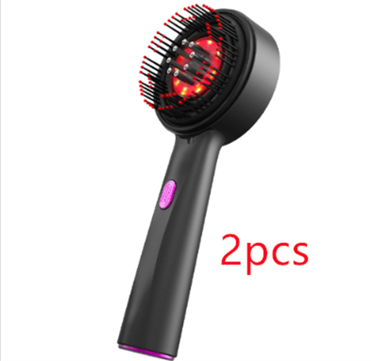 Electric Massage Comb Red Light Scalp Care Anti Slip Hair Care Multi Functional Scalp Massager for Home Use