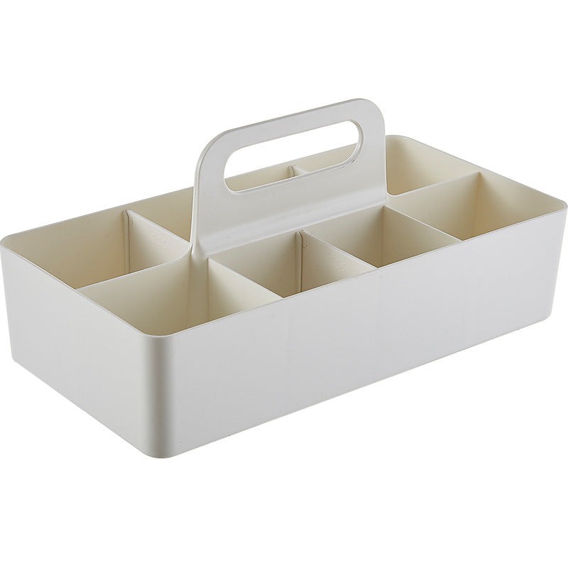 Japanese Style Plastic Storage Basket – Bathroom & Desktop Organizer Sorting Bin