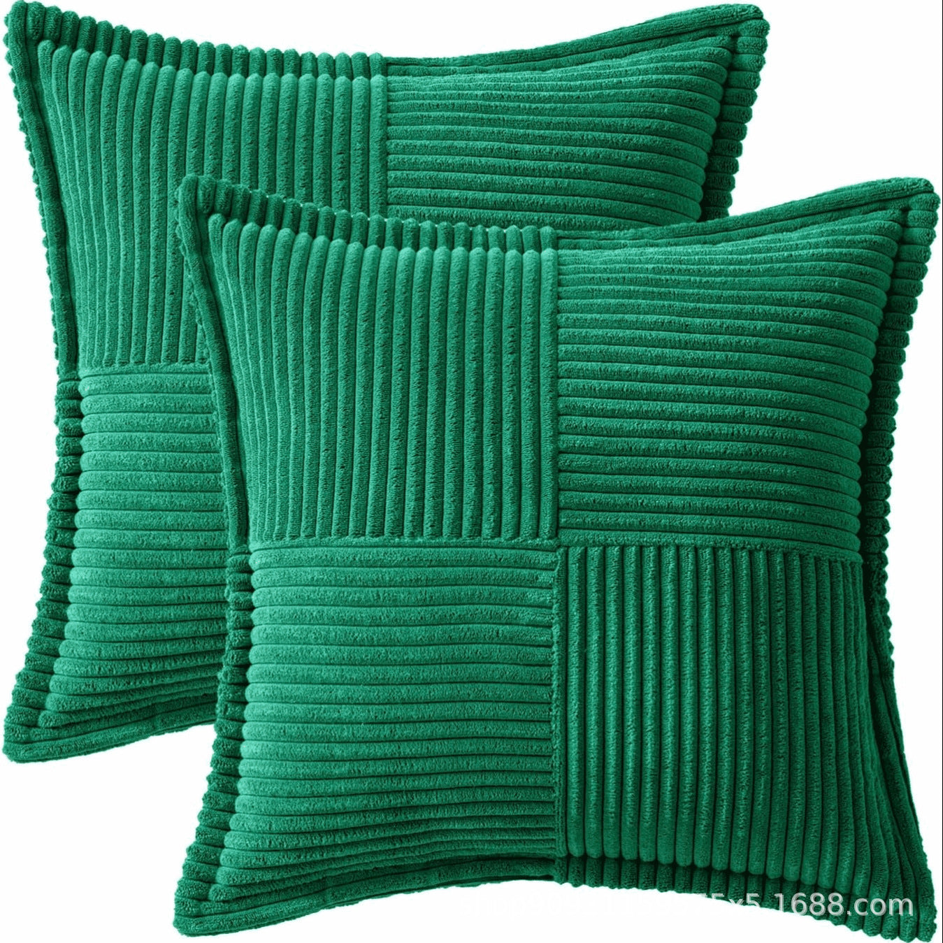 Corduroy Pillow Covers Super Soft Boho Striped Decorative Throw Pillow Cases for Sofa Couch Living Room Christmas Home Decor