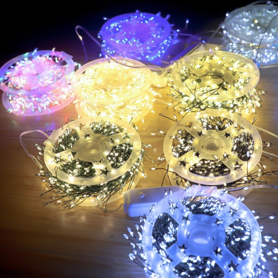 Indoor Copper Wire String Lights – Decorative LED Atmosphere Fairy Light for Home & Room Decor