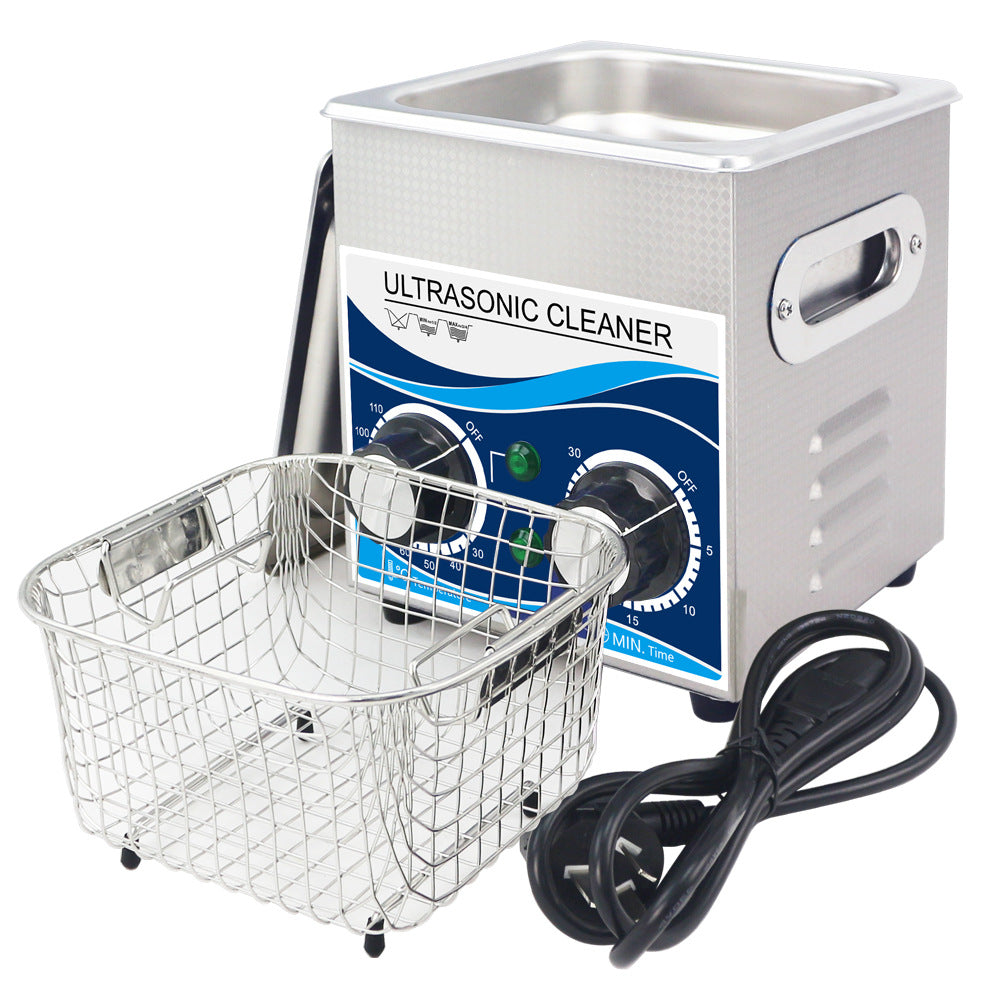 Household Minimalist Heating Ultrasonic Cleaning Machine Jewelry & Glasses Deep Cleaner Device