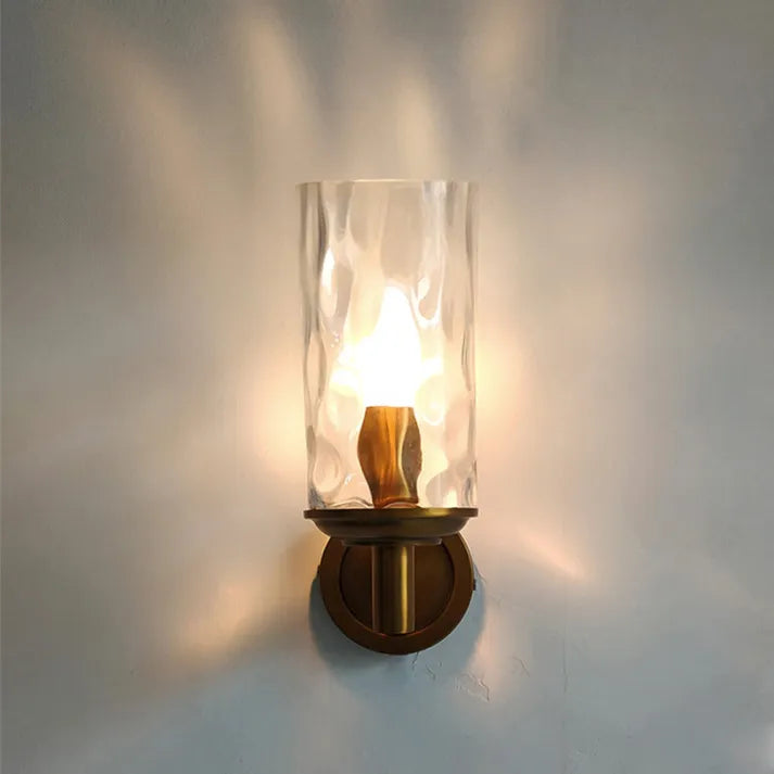 Light Luxury Copper Wall Lamp Modern Minimalist Bedroom Bedside Wall Sconce Lighting