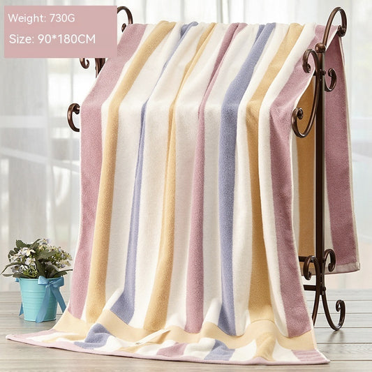 Cotton Absorbent Large Bath Towel Soft Quick Dry Bathroom Towel for Home Hotel Spa Use