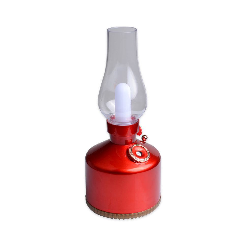 Kerosene Lamp Style Air Humidifier Decorative Aroma Diffuser for Home Bar Bedroom Ambient Lighting and Mist