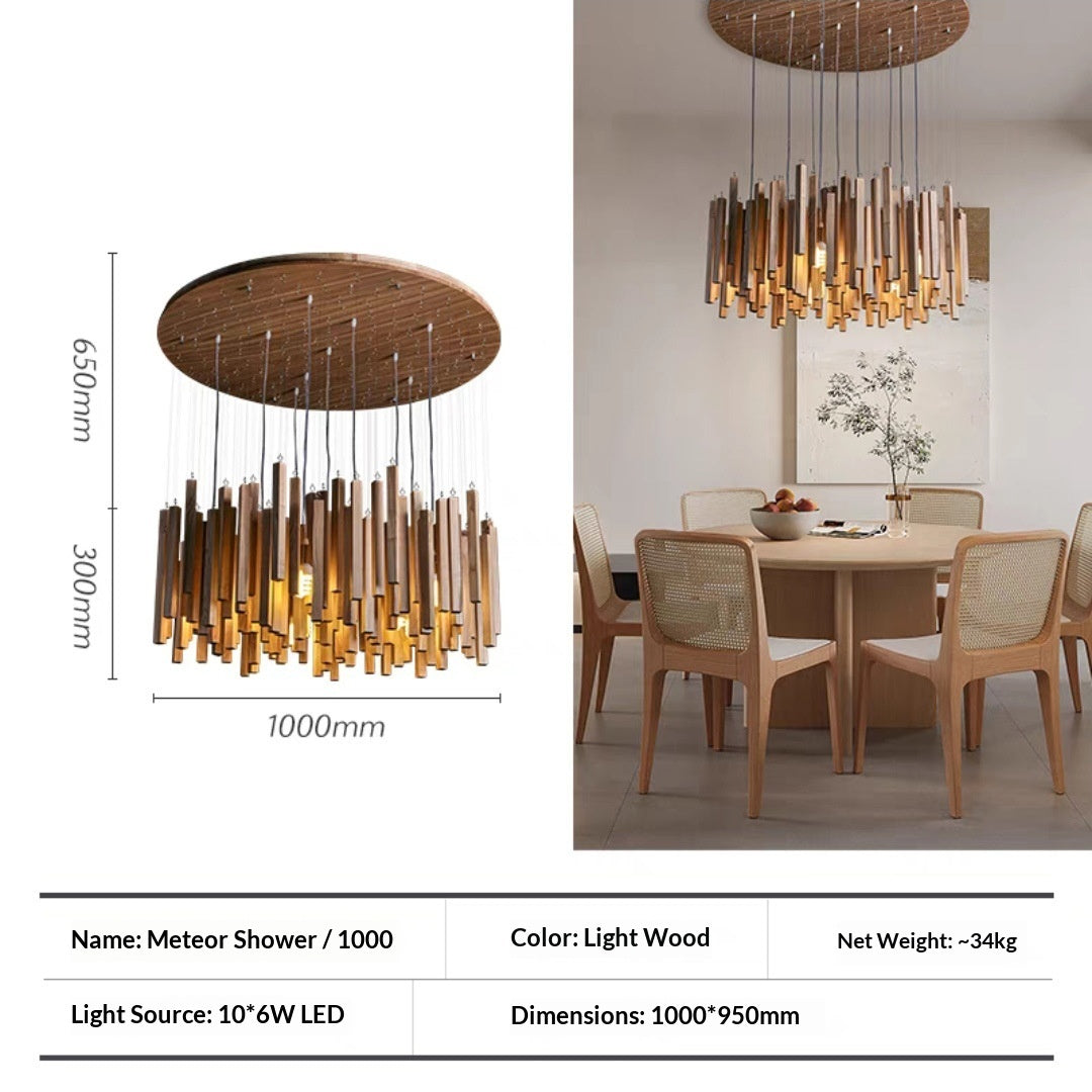 Modern Minimalist Chandelier – New Chinese Style Living, Dining & Tea Room Lamp