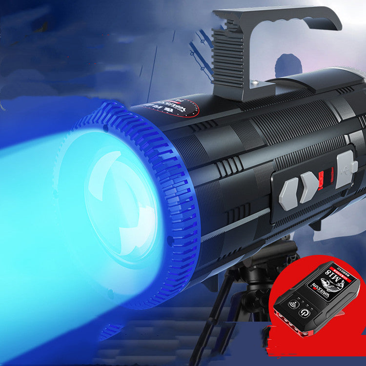 Fishing Laser Light Cannon Blue Super Bright Xenon Lamp for Night Fishing and Outdoor Water Attraction