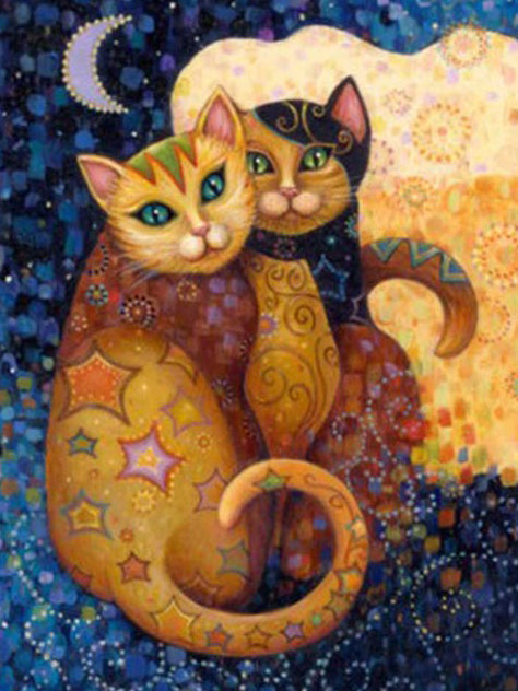 Full Diamond Painting Cat Animal Embroidery 5D Cross Stitch Diamond Mosaic DIY Wall Art Home Decor Kit