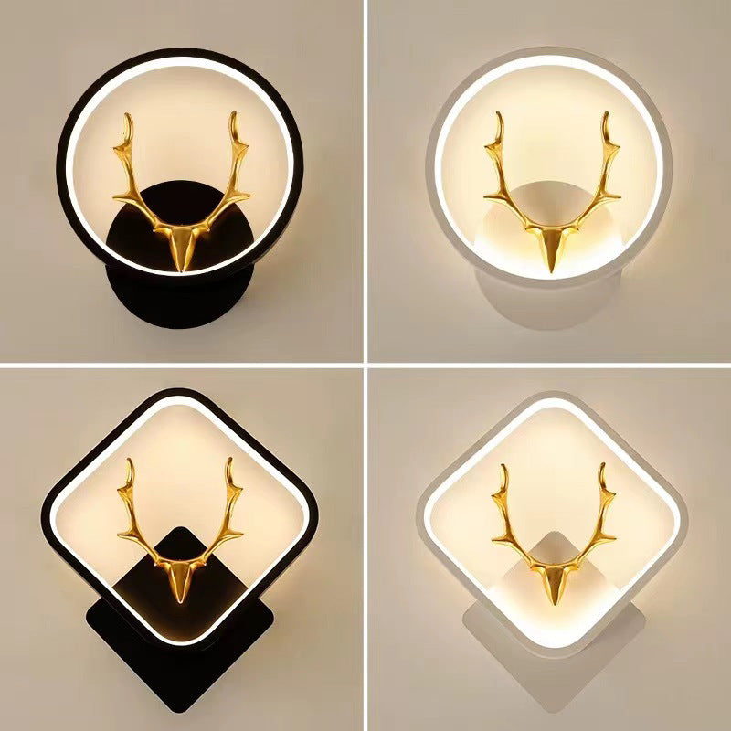 Modern Minimalist LED Bedside Wall Light Creative Bedroom Decorative Lamp