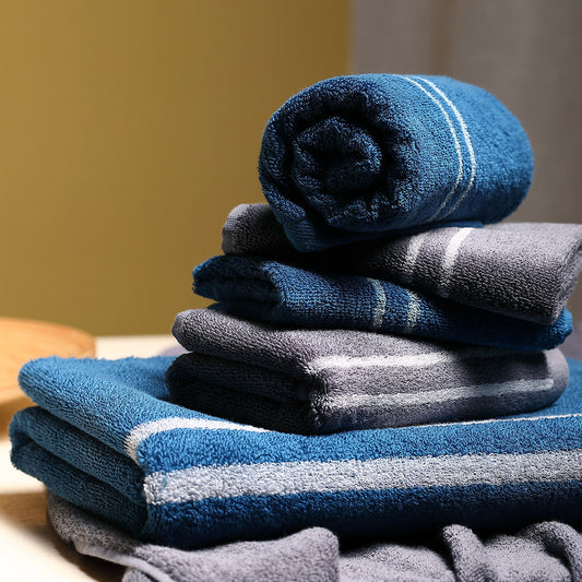 Smart Sensor Cotton Face Towel Soft Absorbent Touch Activated Bathroom Towel for Daily Use