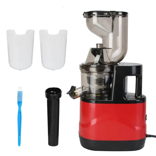 300W Cold Press Juicer Machine Electric Slow Masticating Juicer for Fruits and Vegetables with Reverse Function and Easy Clean Design