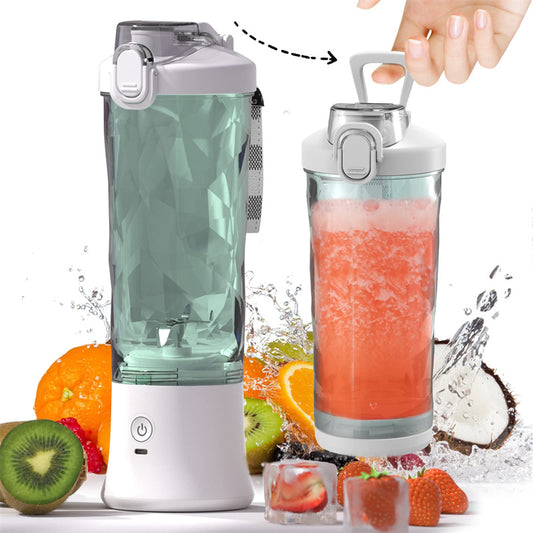 Portable Personal Size Blender Juicer with 6 Blades for Shakes and Smoothies Mini Kitchen Gadget