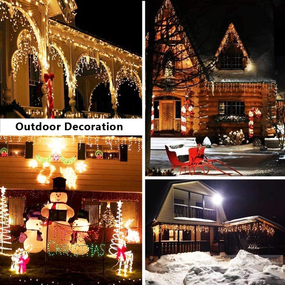 Remote Control Christmas Holiday String Lights LED Fairy Lights Decorative Festive Lighting for Home Tree and Party Decor