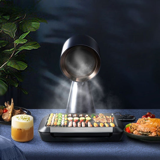 Portable Desktop Exhaust Hood – Mini BBQ & Hot Pot Smoke Extractor for Home & Travel