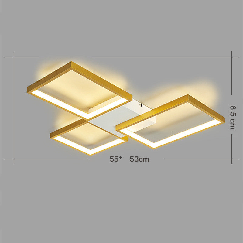 Warm LED Ceiling Lamp Simple Modern Bedroom Light for Household Living Room Home Decor