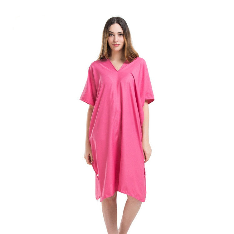 Wearable Bath Towels Soft Absorbent Bath Wrap Adjustable Spa Shower Towel Robe Style