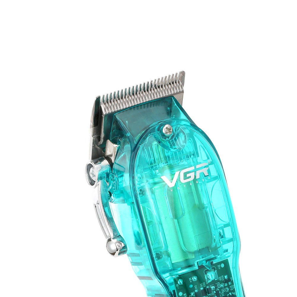 Rechargeable Transparent Hair Clipper Digital Display Electric Hair Trimmer Cordless Grooming Tool