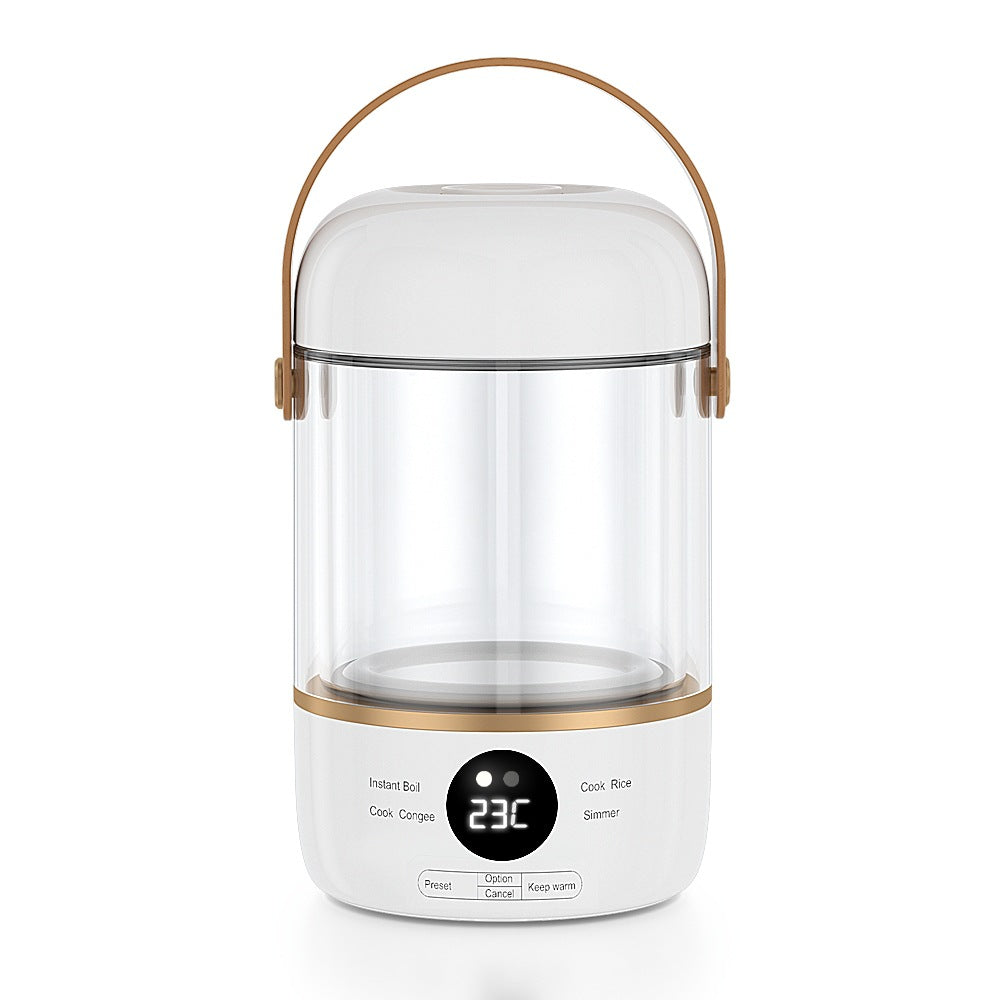 110V220V Smart Electric Stew Cooker Personal Portable Electric Stew Pot for Home Travel Use