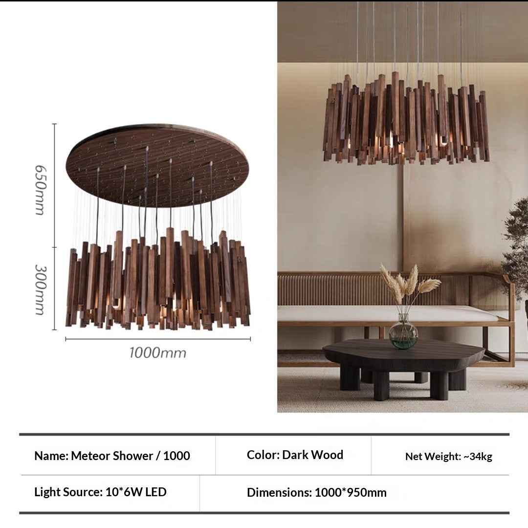 Modern Minimalist Chandelier – New Chinese Style Living, Dining & Tea Room Lamp