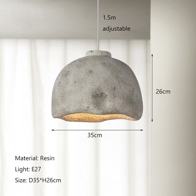 Japanese Style Modern Chandelier – Simple Bedroom & Study Lamp