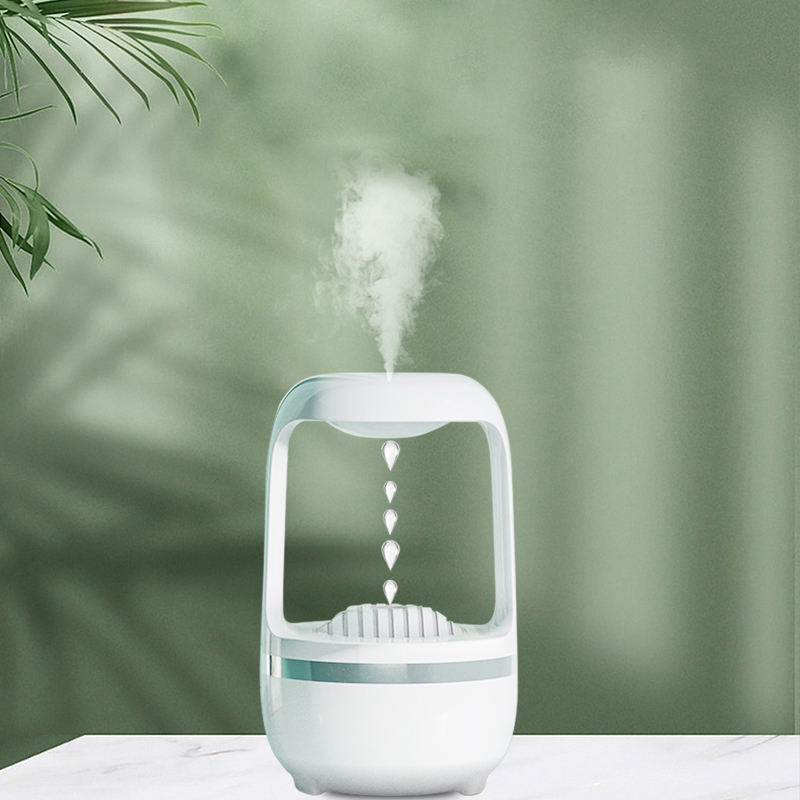 Anti Gravity Humidifier Water Drop Backflow Aromatherapy Machine Large Capacity Quiet Mist Sprayer for Home & Office
