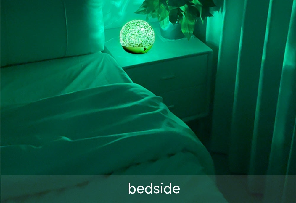 Water Ripple Projector Night Light Crystal Mood Lamp Sunset LED Bedside Decoration Aesthetic Home Bedroom Gift