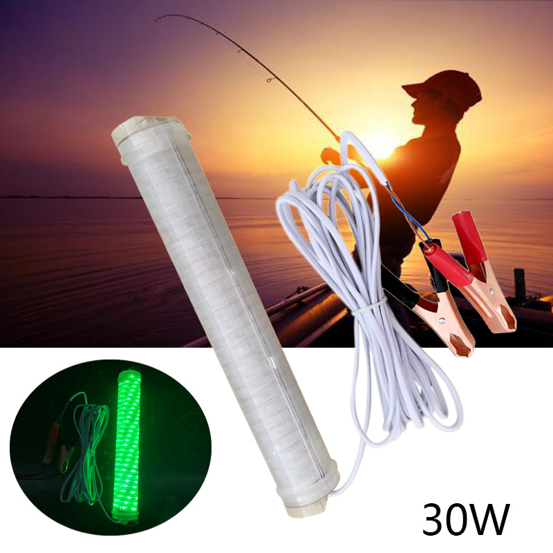 LED Underwater Fish Collecting Lamp Fishing Light Night Fishing Lure Submersible Waterproof Lamp