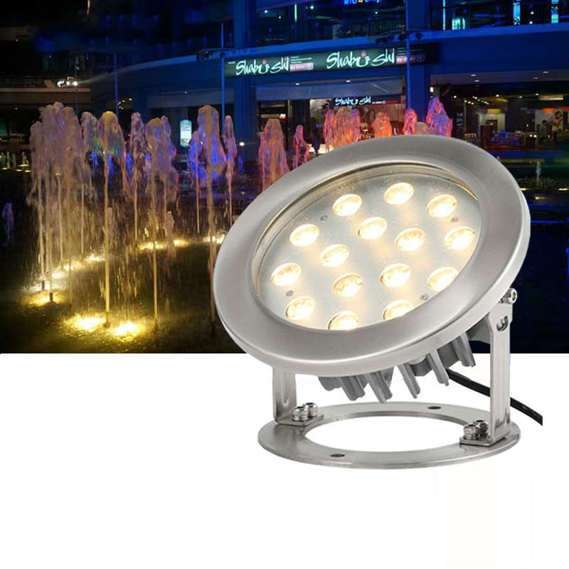 LED Outdoor Fountain & Swimming Pool Underwater Light Waterproof Submersible Pool Lamp