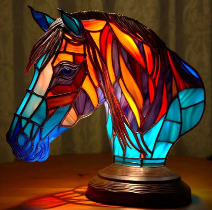 Indoor Resin Decorative Statue Lamp Creative Artistic Table Light for Home Living Room Decor