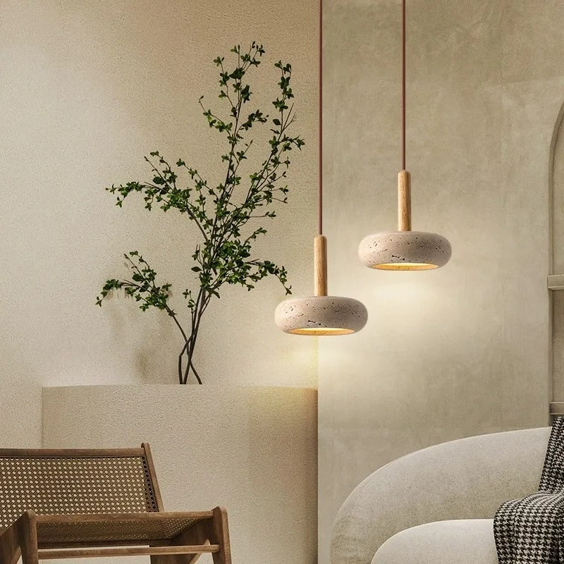 Huangdongshi Nordic Retro 3-Head Droplight – Small Pendant Lamp for Bar, Dining & Bedroom