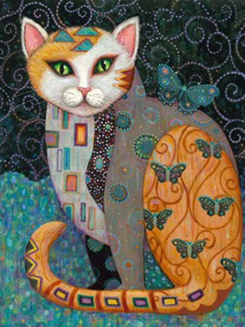 Full Diamond Painting Cat Animal Embroidery 5D Cross Stitch Diamond Mosaic DIY Wall Art Home Decor Kit
